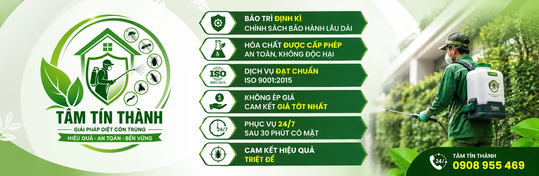 Cam kết dịch vụ diệt rết tận gốc tại T&acirc;m T&iacute;n Th&agrave;nh